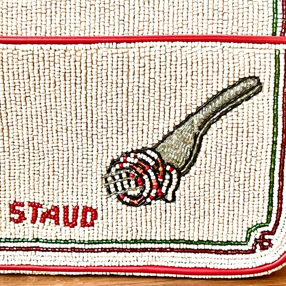 🌺🎉HP🎉🌺 NWT Staud Tommy Shoulder Bag Tomato - Picture 7 of 16